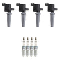 Set of 4 Ignition Coils & NGK Spark Plugs for Mariner Milan MKZ