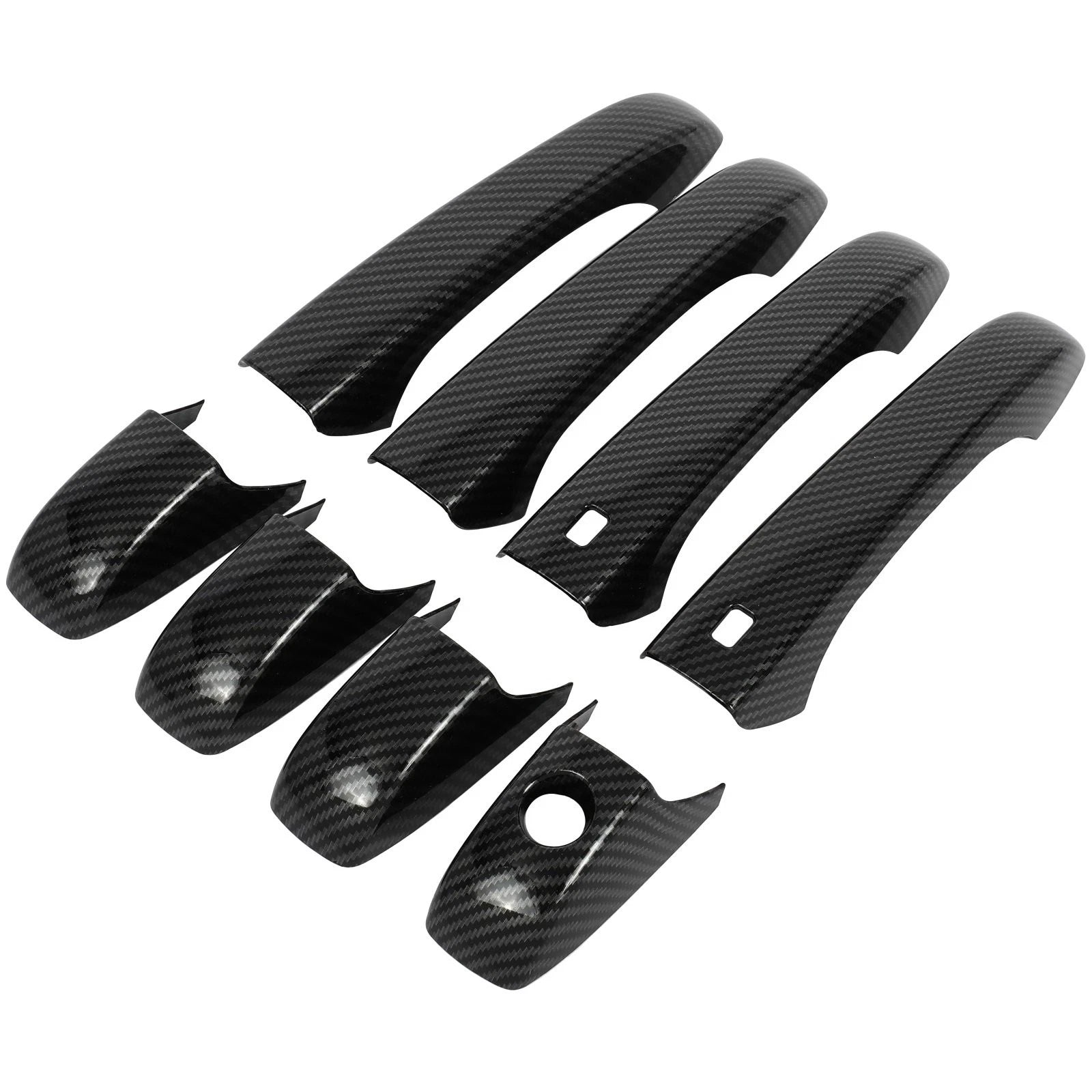 Set of 4 Door Handle Covers for Dodge Durango, Jeep Grand Cherokee
