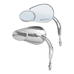 Chrome 8mm Rear View Side Mirrors for Harley Road King (2000–2023)