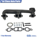 2PC Front Exhaust Manifold for Chevy GMC C1500 C2500 C3500 (1988-1995)
