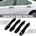 Set of 4 Gloss Black Door Handle Covers for Toyota Camry 