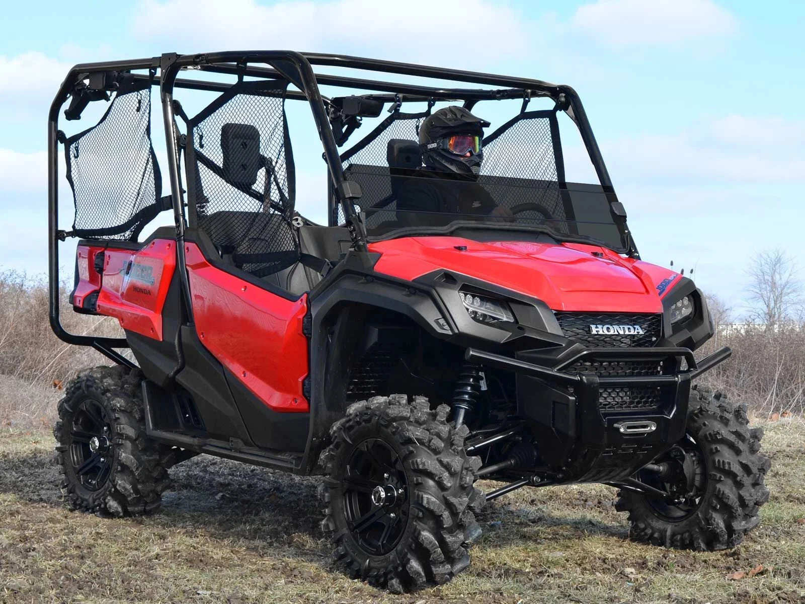 Half Windshield for Honda Pioneer 1000 / 1000-5 (2016+) - Dark Tint
