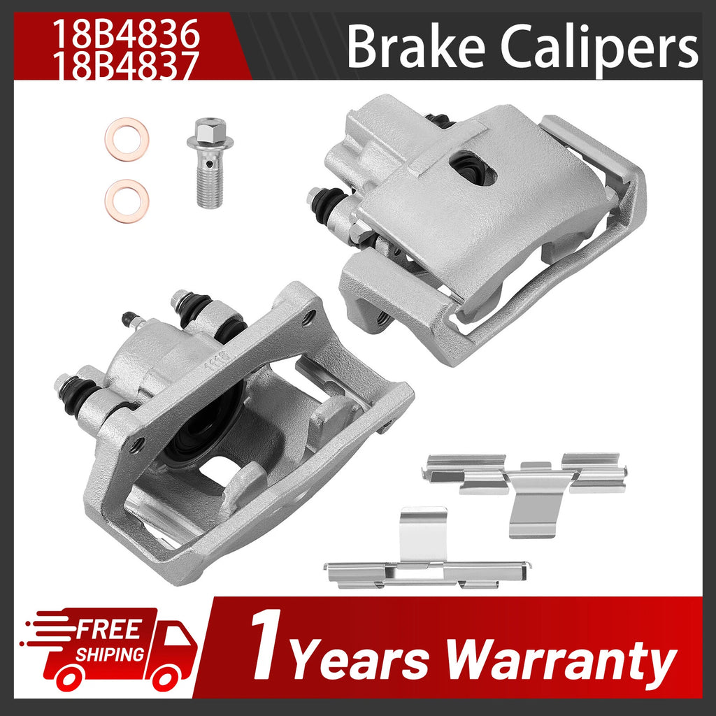 Rear Disc Brake Calipers for Dodge Ram 1500 Durango Aspen (2004–2009)