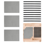 Plastic Welding Kit 10 Rods and Mesh for TPO and PP Applications