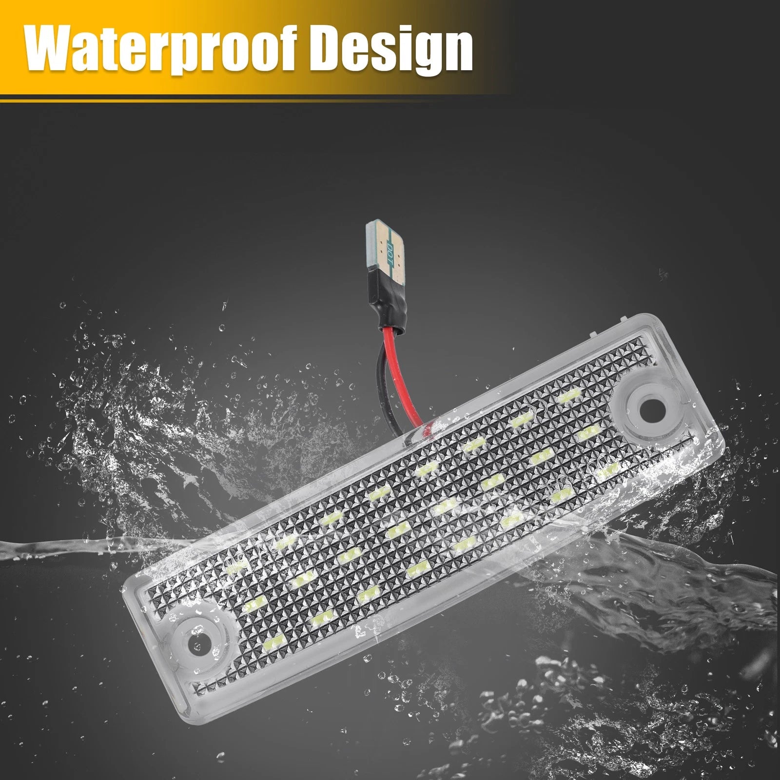 2X LED License Plate Light Lamp Assembly for Toyota 4Runner 