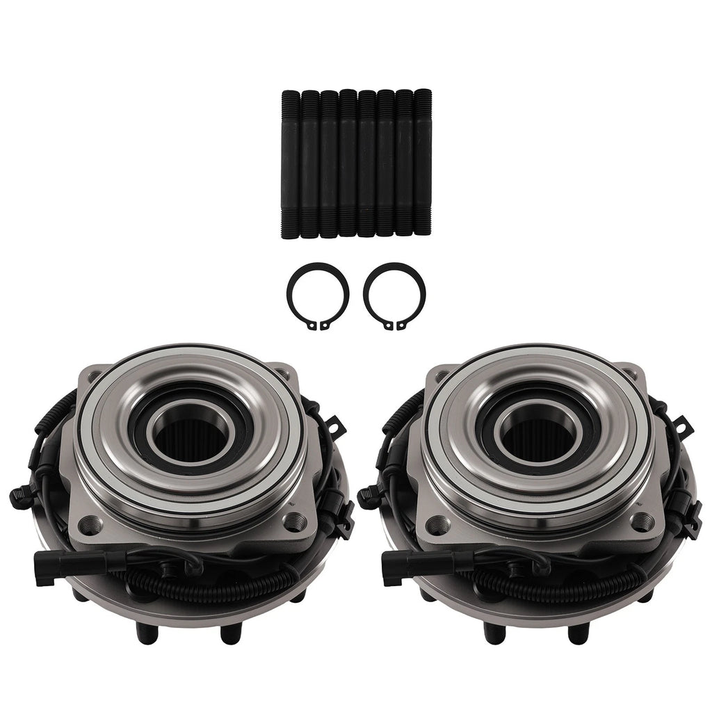 Front Wheel Hub Set for Ford F-450 F-550 Super Duty 4WD (2011–2016)