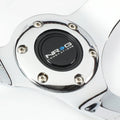 NRG 35cm Deep Dish Steering Wheel with Horn Button for Universal Fit (N/A)