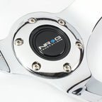NRG 35cm Deep Dish Steering Wheel with Horn Button for Universal Fit (N/A)