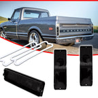 2X Smoked Tail Light Lenses for Chevy GMC Pickup Truck (1967–1972)