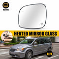 Heated Driver Left Side View Mirror Glass for Dodge Grand Caravan (2008–2016)