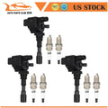 Set of 3 Ignition Coils and 6 Spark Plugs for Hyundai XG350 (2003–2005)
