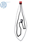 3 Ton Manual Chain Hoist for Heavy-Duty Lifting (10' Lift, 2 Hooks)