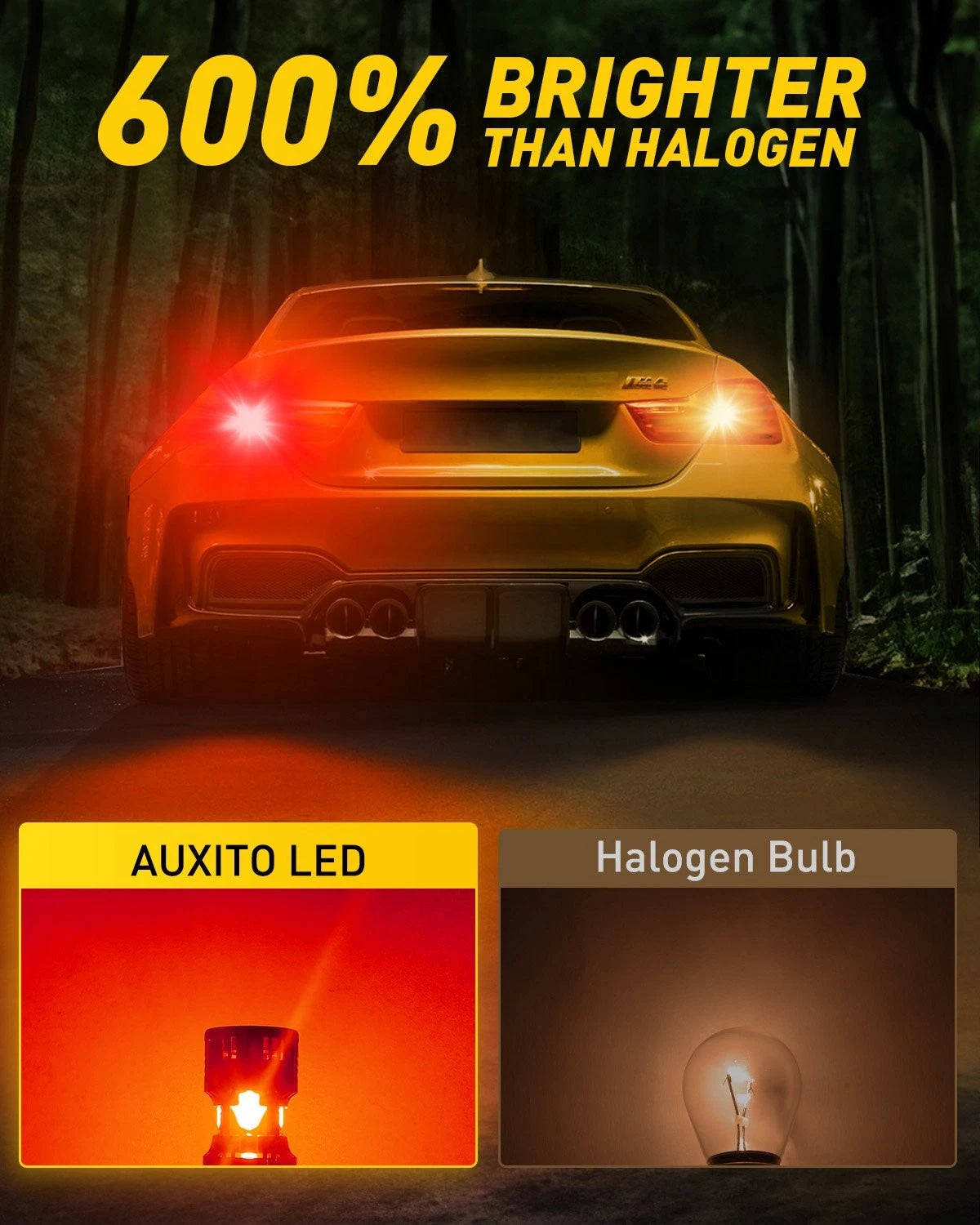 2X LED Brake Stop Tail Light Bulbs for AUXITO 1157 7528 2357 2057