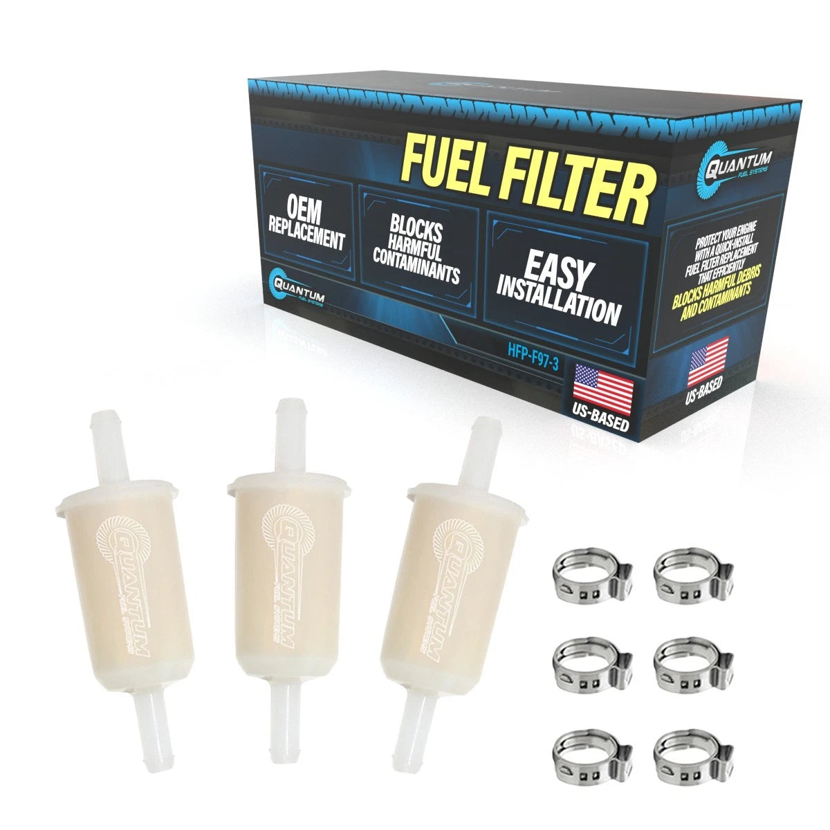 Fuel Filter QFS for Ducati Monster (2009–2012) Replaces Mahle KL97OF