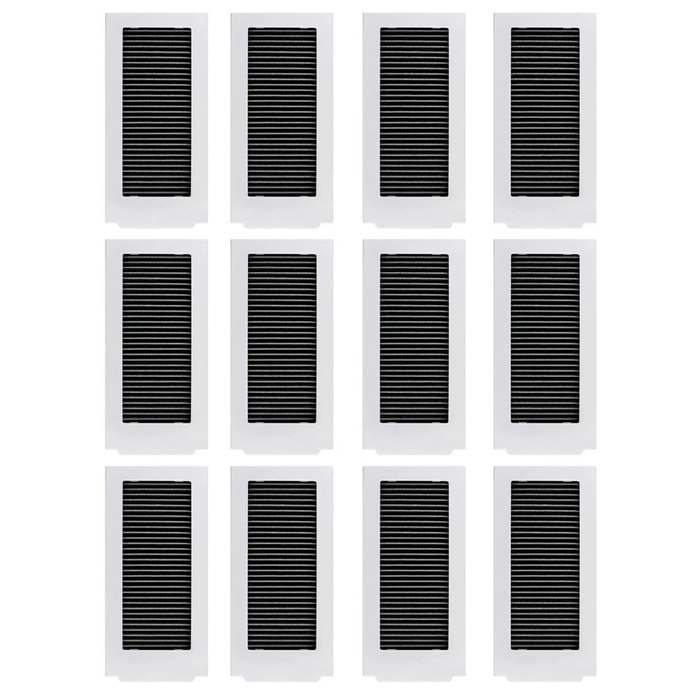 Set of 12 White Filters for Ecovacs X5 OMNI X5 PRO Vacuum Cleaner