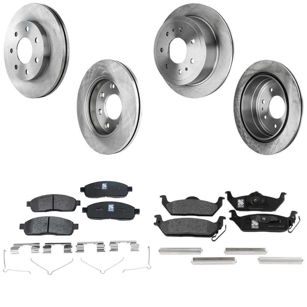 Brake Disc and Pad Kit for Ford F-150, Mark LT (2004–2008)