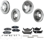 Brake Disc and Pad Kit for Ford F-150, Mark LT (2004–2008)