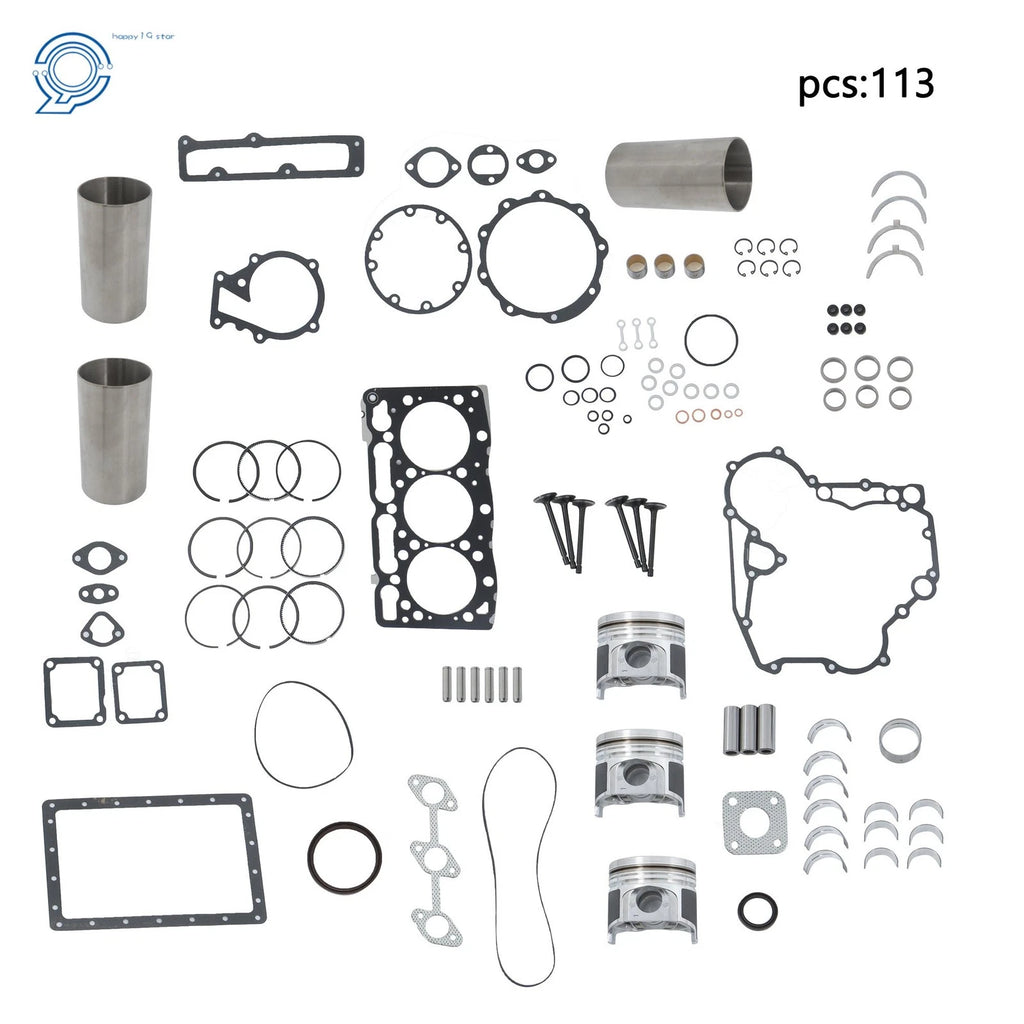 Overhaul Rebuild Kit for Kubota D1105 Engine Tractors (B2400STE)