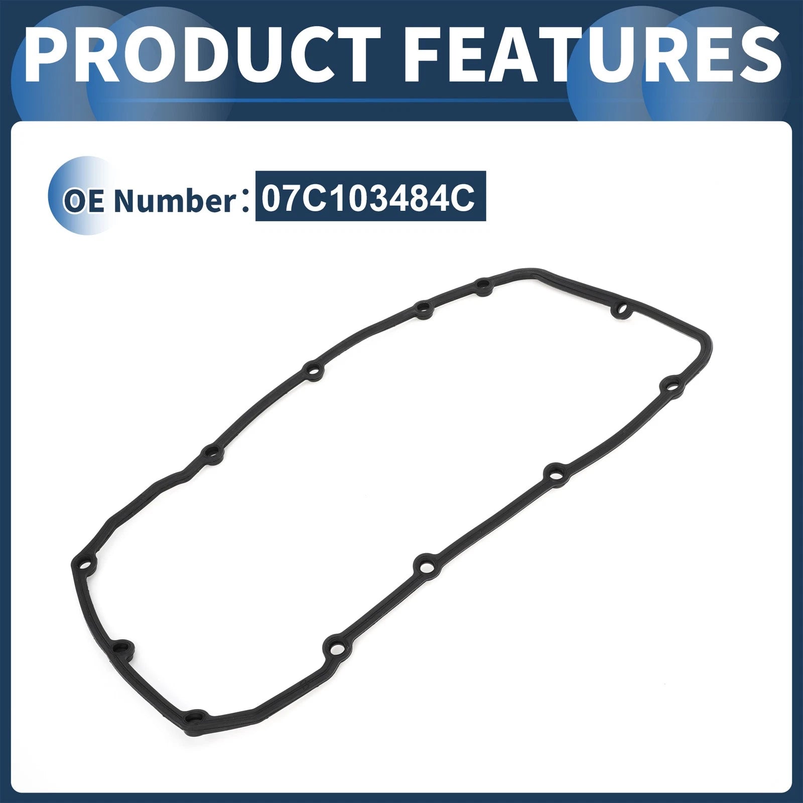 Valve Cover Gasket No. 07C103484C for Audi A8 (2003–2010)