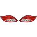 Set of 2 TYC Tail Light Lamp Assembly for Mazda 2 Hatchback (2011–2014)