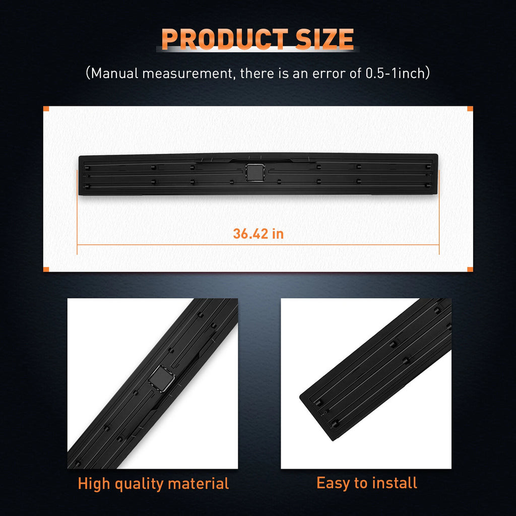Tailgate Moulding for Ford F150 (2015-2019) with Flexible Step