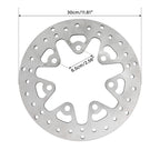 11.8" Front Brake Disc Rotor & Bolts for Harley Street Road Glide (2014–2024)