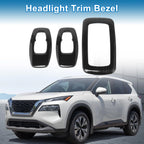 Set of 2 Headlight Trim Bezels for Nissan Rogue (2021–2024)