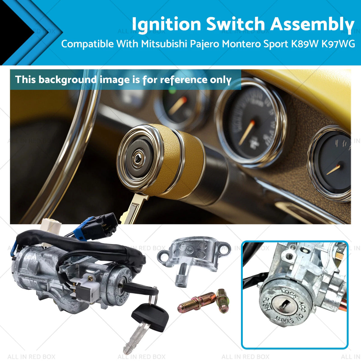 Ignition Switch Assembly for Mitsubishi Pajero Montero Sport (K89W, K97WG)