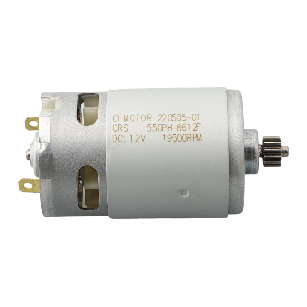 Replacement Motor RS550VC8022 for DS12DVF3 DS9DVA (6V, 12 Teeth, 10.5mm)