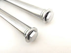 PY50 JBS Silver Front Fork Leg Set LH RH Suspension Shocks (All Years)