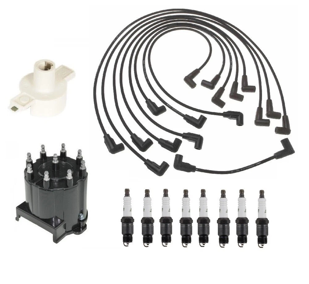 ACDelco Ignition Kit Set for Chevy GMC V8 (Distributor Rotor, Cap, Wires, Plugs)