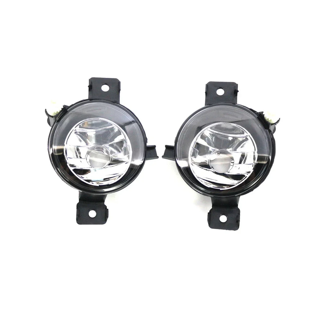 Pair Front Bumper Fog Light Lens Lamp Covers Clear for BMW X5 (2011–2013)