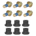 Set of 6 Blade Nuts/Bolts for New Idea 5206, 5209, 5406, 5409 (Fits 904-606, 904-610)