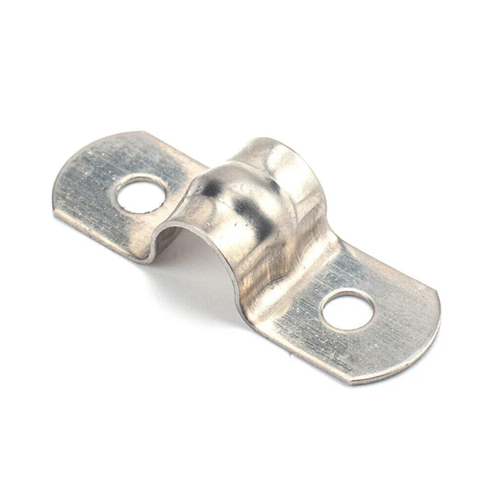 50x Heavy Duty U Bracket Tube Strap Tension Clips for Pipes