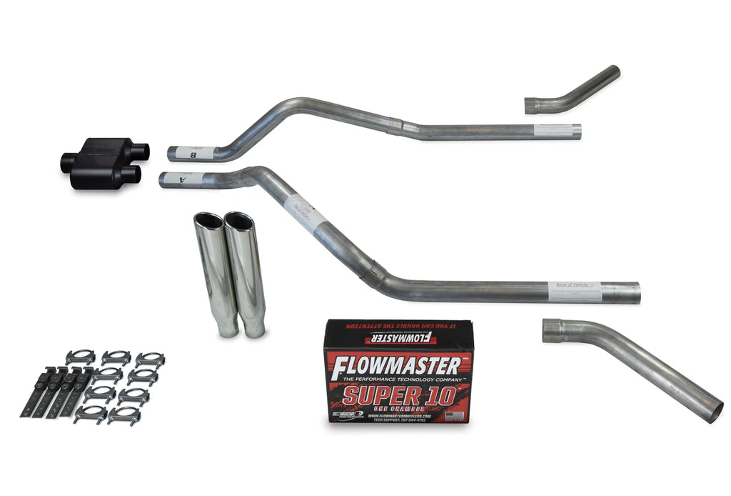 Dual Exhaust Kit for GMC Jimmy (1992–1994) - Flowmaster Super 10, 2.5"