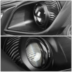 Pair of Projector Headlights for Nissan Maxima (2009–2014) - Black Housing