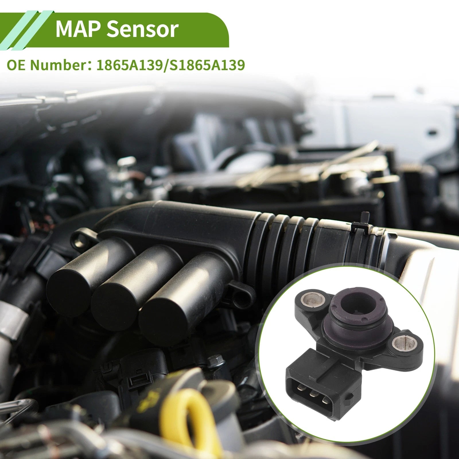 Manifold Pressure Sensor No.1865A139 for Mitsubishi Lancer VIII (2008–2010)