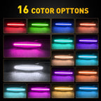 2X Smoked RGB LED Rear Side Marker Lamps for Chevrolet Corvette C5 (1997–2004)