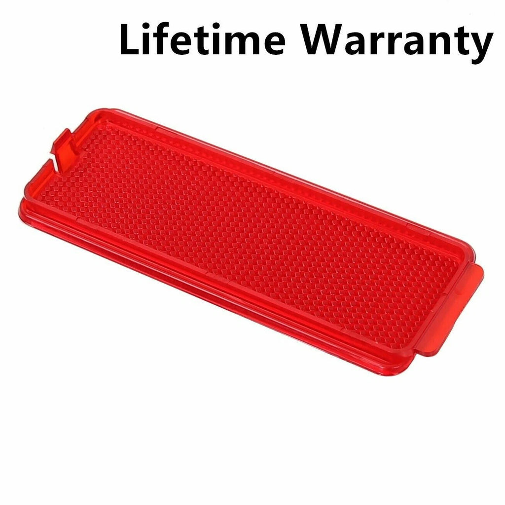Set of 2 Interior Door Panel Light Reflectors for Ford Super Duty F250 F350 F450 (1999–2007) RED