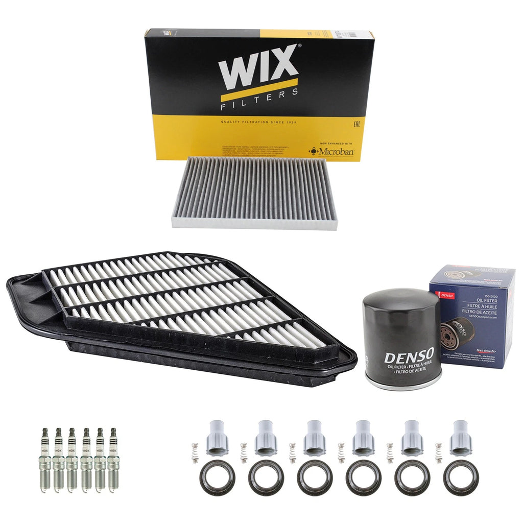 Tune Up Kit with NGK 6 Spark Plugs & Boots for Acadia Enclave Outlook (2007–2017)