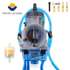 Carburetor and Air Filter for Kawasaki KX125 KX250 Suzuki RM125 RM250 (38mm)