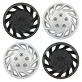 Set of 4 Silver Wheel Covers for R14 14 Inch Tires