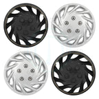 Set of 4 Silver Wheel Covers for R14 14 Inch Tires