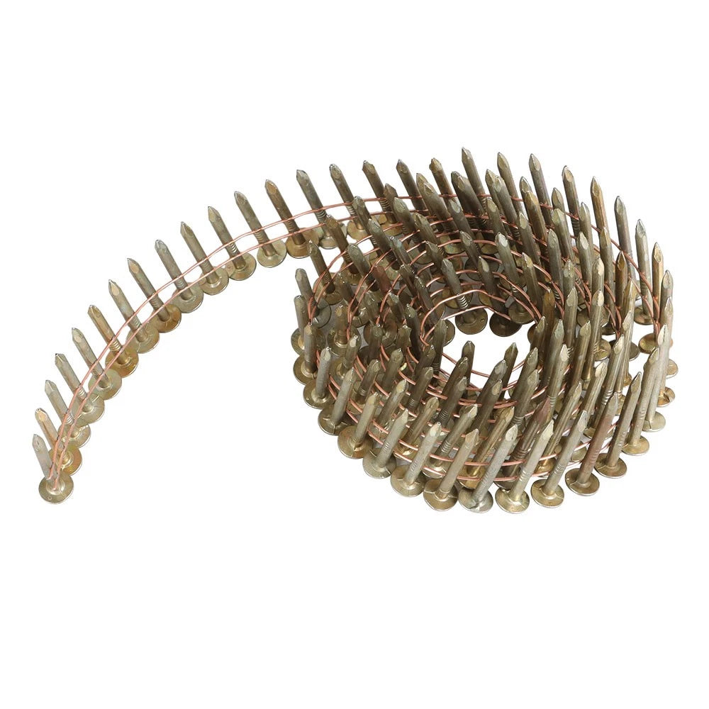 Set of 7200 Galvanized Coil Roofing Nails 1-1/4" (15 Degree)