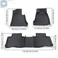 Floor Mats for Mercedes-Benz GLC Class (2016–2022) TPE Liner All-Weather