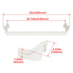 Bottom Door Rack Bin Shelf for Frigidaire Refrigerator (240535101)