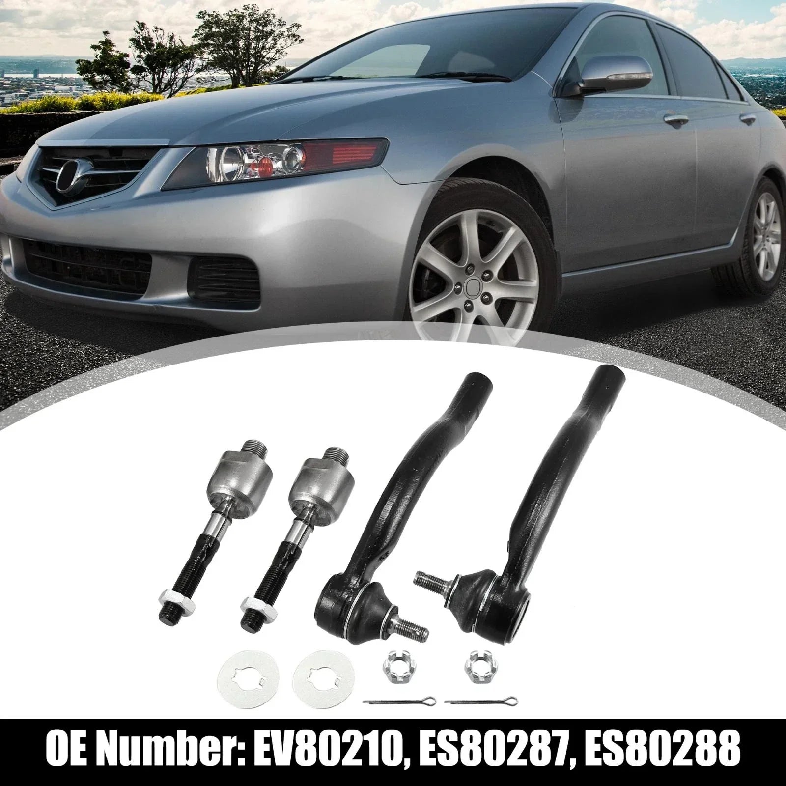 Tie Rod End Link Kit for Honda Accord & Acura TSX (2003-2008)