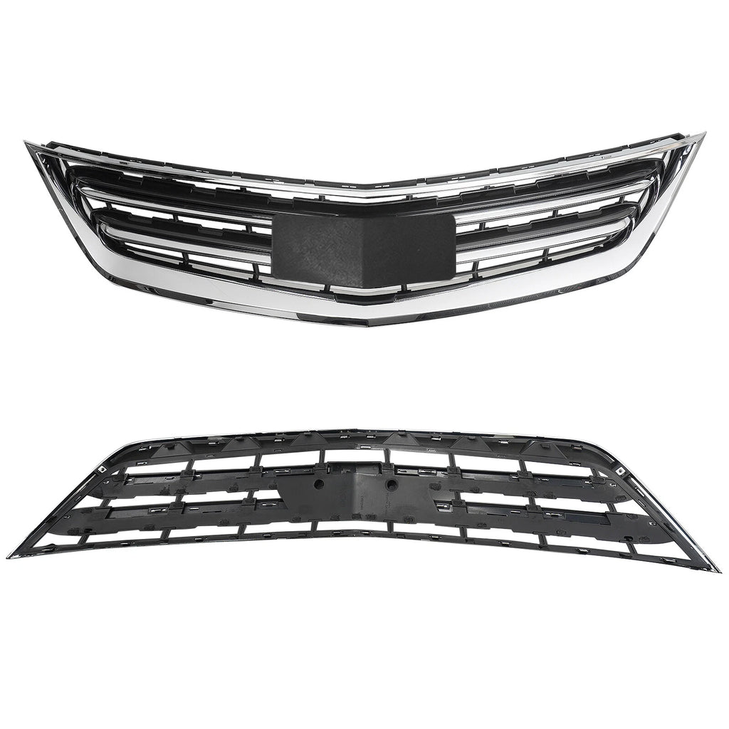 Front Bumper Grille Set for Chevrolet Impala (2014–2020) Chrome Trim