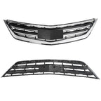 Front Bumper Grille Set for Chevrolet Impala (2014–2020) Chrome Trim