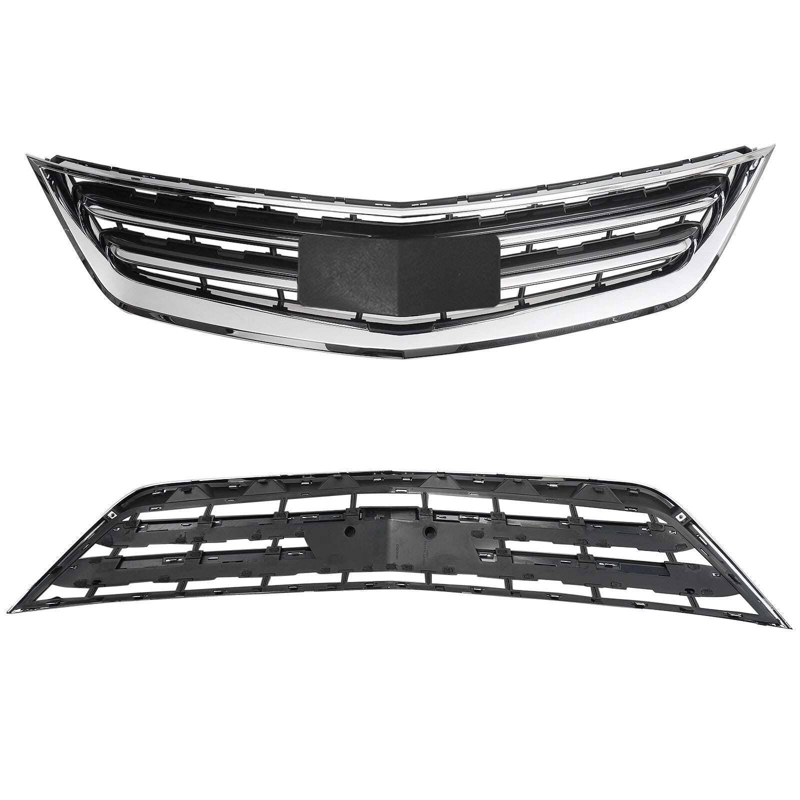 Front Bumper Grille Set for Chevrolet Impala (2014–2020) Chrome Trim